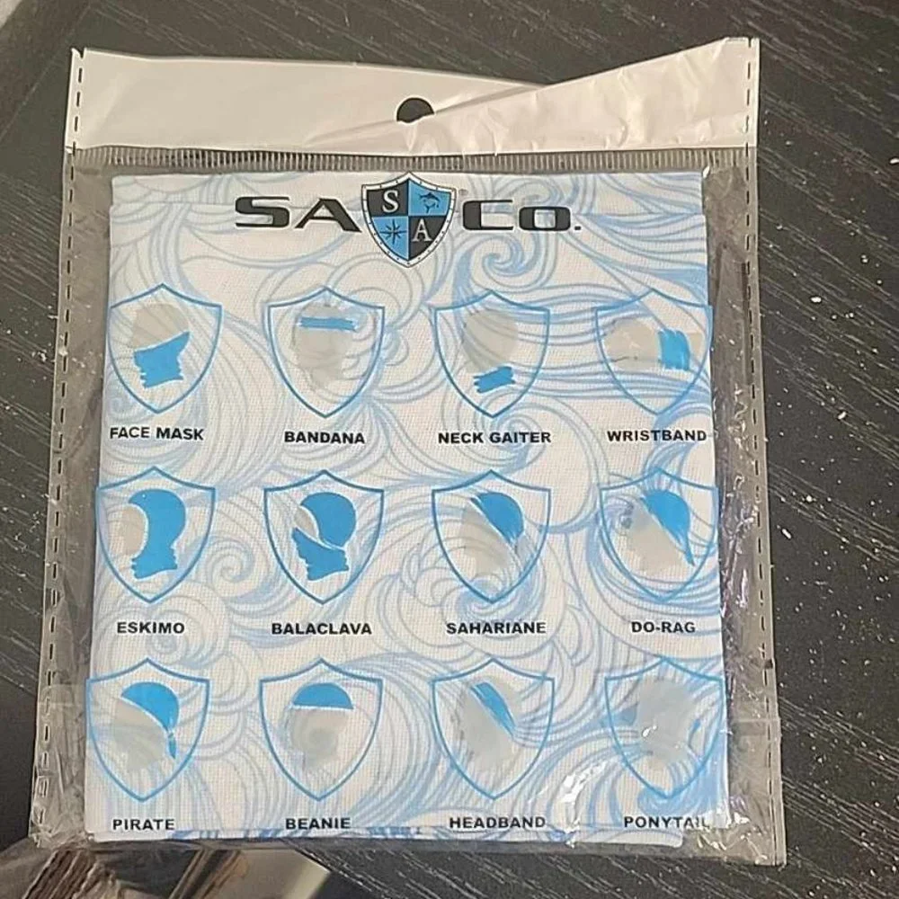 Multi-Use Face Shields color Tidal Waves